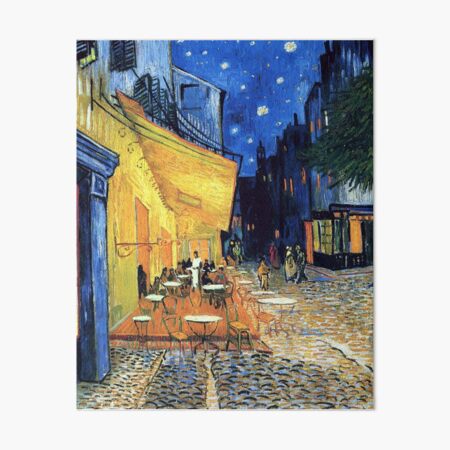Item preview, Vincent van Gogh - The Cafe Terrace on the Place de Forum in Arles at Nigh designed and sold by irinatsy.
