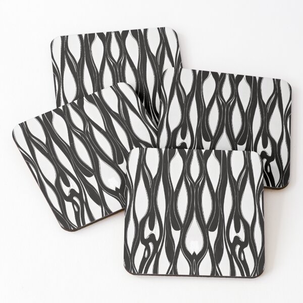 Item preview, Enchanting Monochrome Labyrinth Design Pattern designed and sold by delohill.