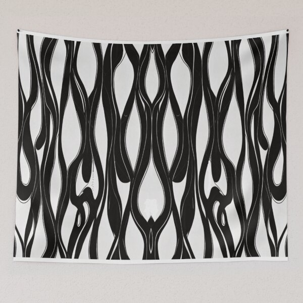 Item preview, Enchanting Monochrome Labyrinth Design Pattern designed and sold by delohill.