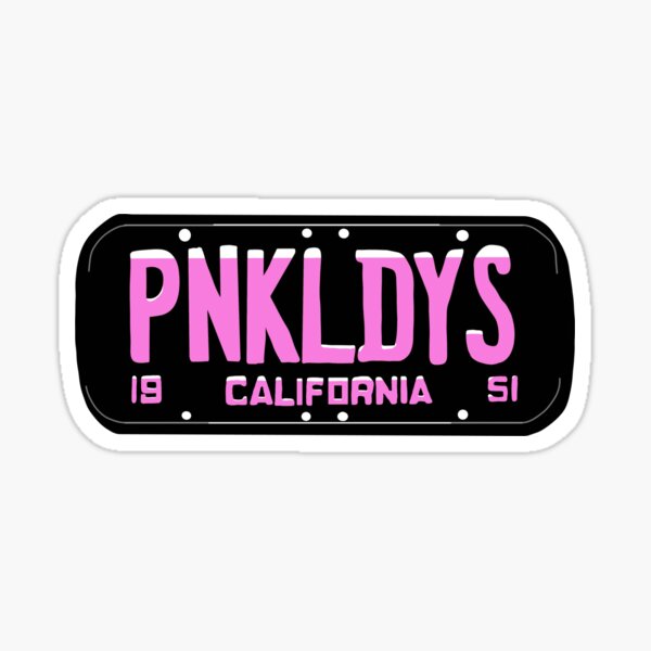 Vista previa del artículo con la obra «Matrícula PNKLDYS del ascenso de las Pink Ladies», diseñado y vendido por Alisha wood.