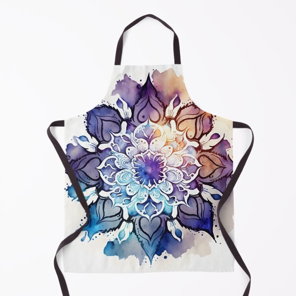 Item preview, Watercolor mandala blu, orange, purple designed and sold by VeronicArt85.