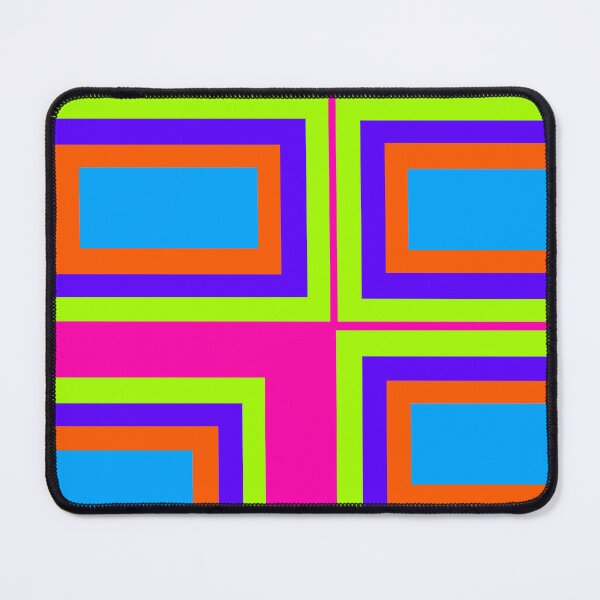 Item preview, Four Rectangles on Pink  designed and sold by GEOMETRIC ART   .