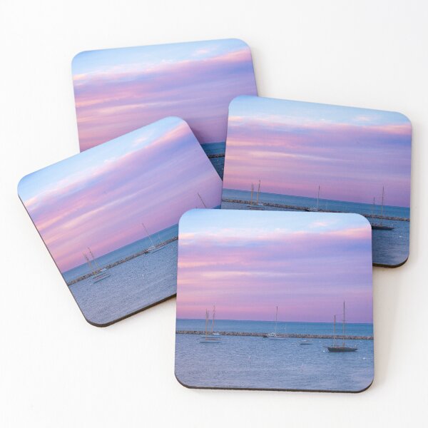 Item preview, Oak Bluffs Harbor Sunset Martha’s Vineyard  designed and sold by JulieAnnPix.