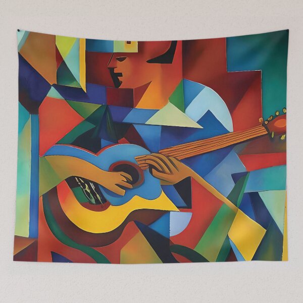 Item preview, Abstract Composition - The Guitar Player designed and sold by Belartee.