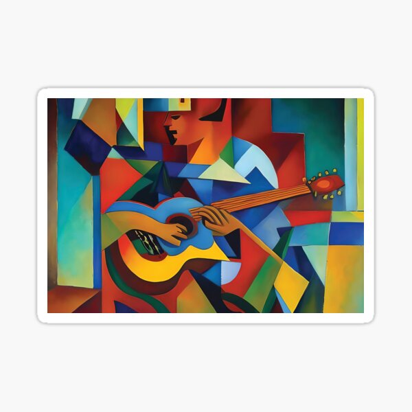 Item preview, Abstract Composition - The Guitar Player designed and sold by Belartee.