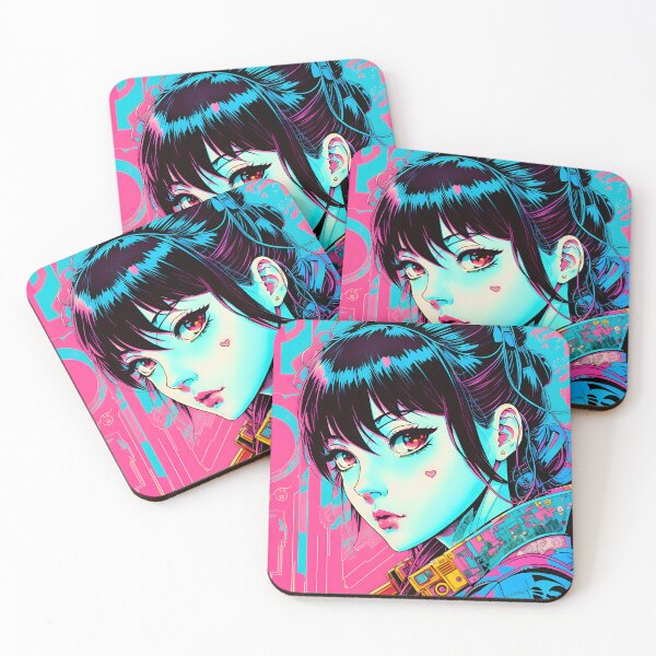 Item preview, Manga girl portrait designed and sold by ChicFlareAvenue.