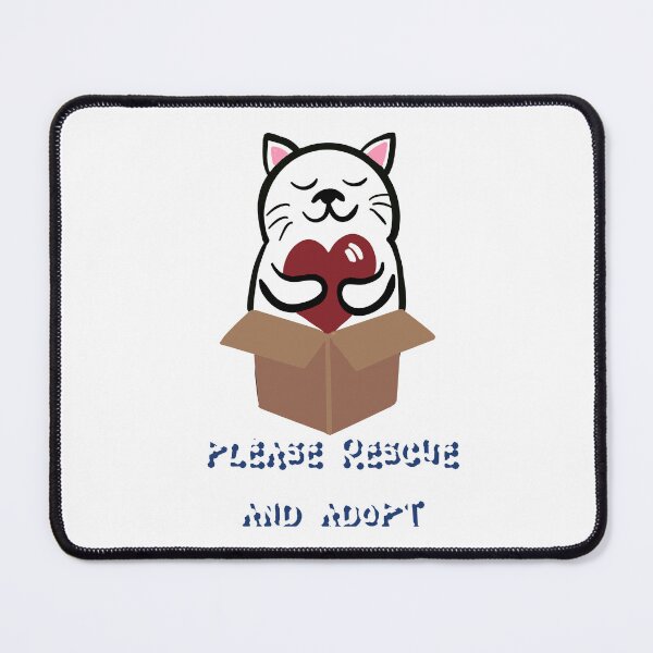 Item preview, Rescue and Adopt Cats designed and sold by Adasha Knight.