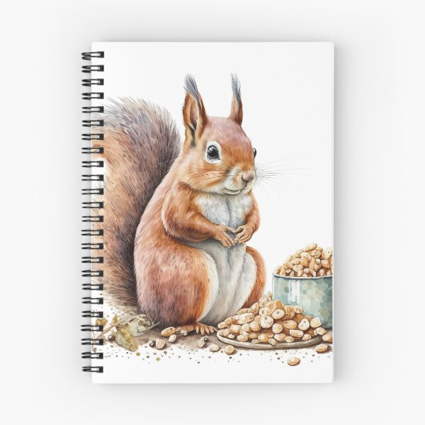 Item preview, Adorable Squirrel Gathering Nuts - Cute Sticker Design designed and sold by Wallapana.