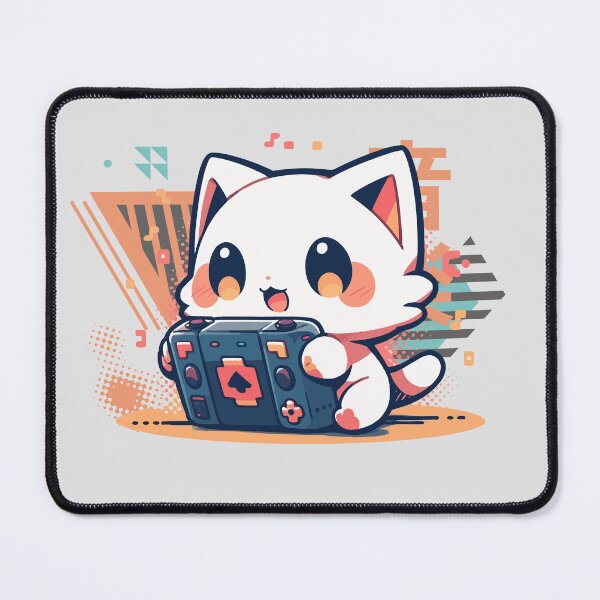 Item preview, Gaming Loving Cat designed and sold by Chibi Cat Art Corner.