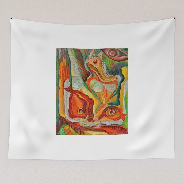 Item preview, Oil Painting - Abstract - Aquarium 8" x 10" designed and sold by Igor Pozdnyakov.