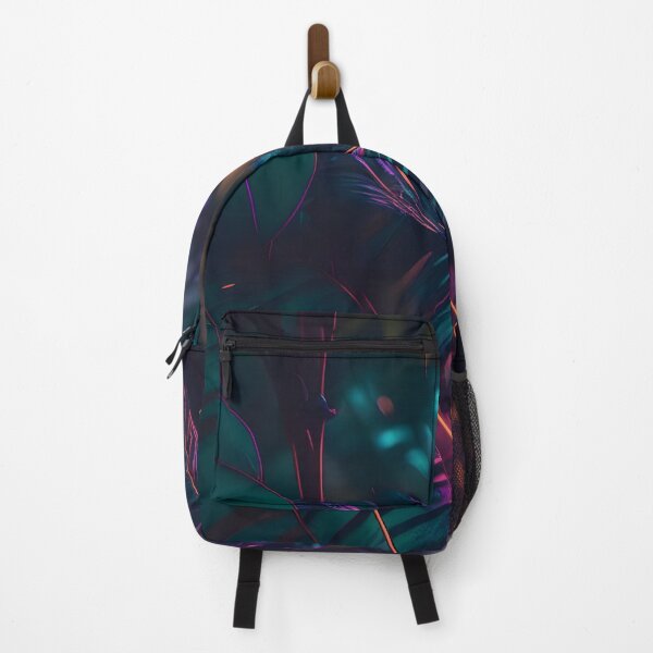 Item preview, Jungle Leaves Synthwave Digital Art designed and sold by N1chePrints.