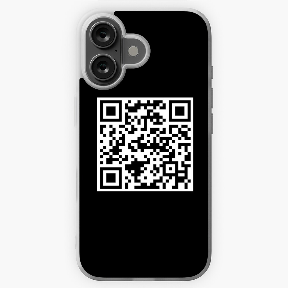 Rick Roll QR Code |Sticker| RickRoll Sticker