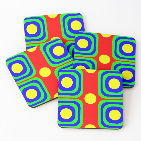 Item preview, Four Rounded Squares  designed and sold by GEOMETRIC ART   .