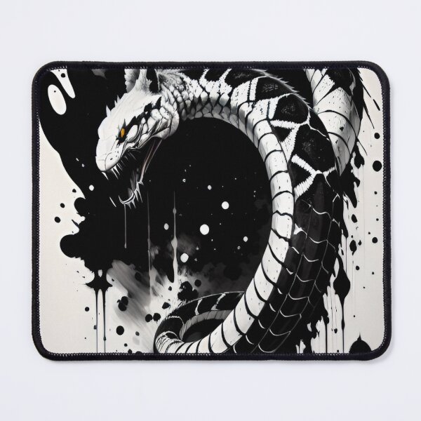 Item preview, Cyberpunk snake tattoo ink drawing #004 designed and sold by E1Dorado.