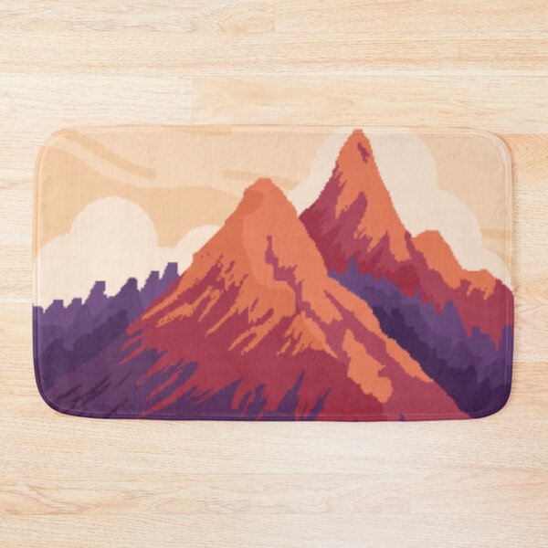 Item preview, Mountains - Pixel Art designed and sold by SpinDuckArts.