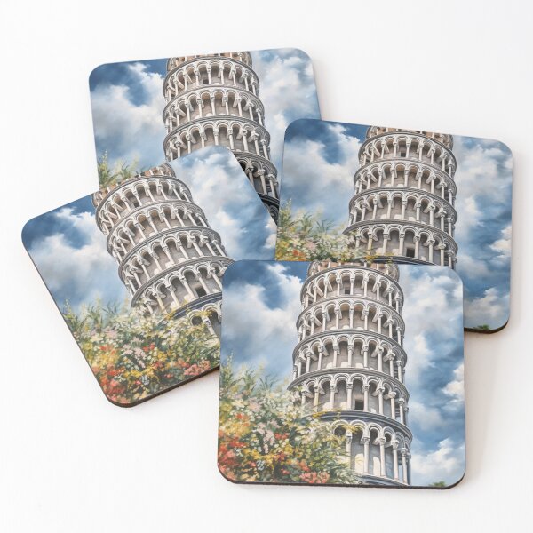 Item preview, Pisa Perfection: Basking in the Splendor of Italy's Leaning Tower in Oil designed and sold by VMPrinting.