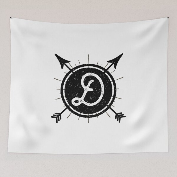 Item preview, Monogram D Vintage Arrow Circle designed and sold by simplymonogram.