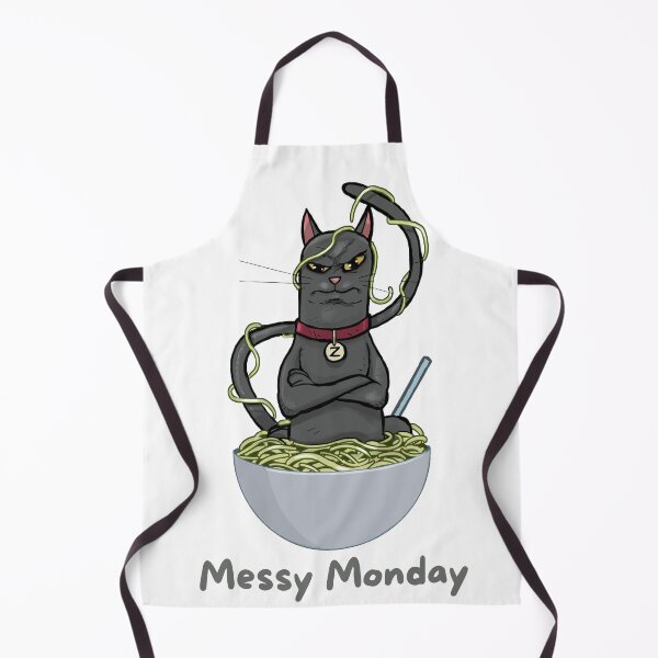 Item preview, Messy Monday Cat designed and sold by shevibe.