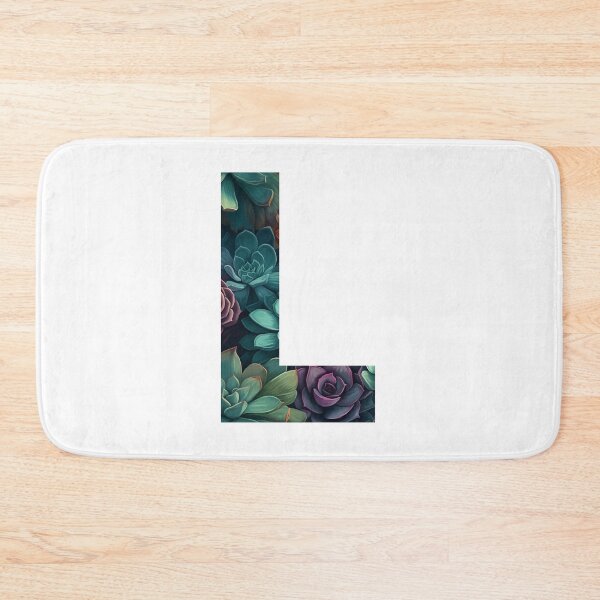 Item preview, Elegant Succulent Pattern Letter L designed and sold by AdiRemba.