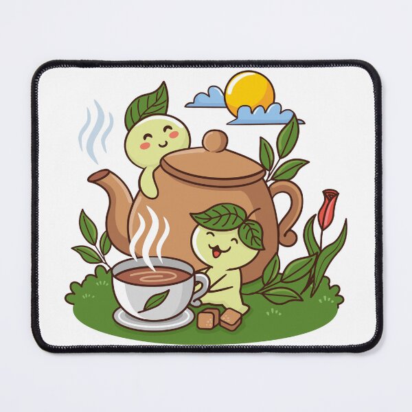 Item preview, cute cup of tea designed and sold by BellaDesignArt.