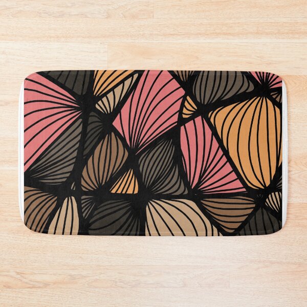 Item preview, Organic Shapes Earth Fire Abstract designed and sold by Une Affaire de Filles.