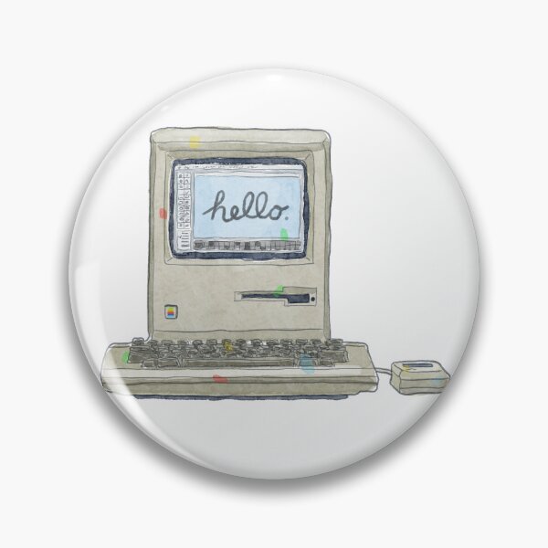 Item preview, The First Macintosh 128K Watercolor designed and sold by JYillustrations.