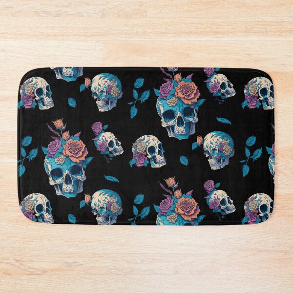 Item preview, Skulls Roses Pattern designed and sold by Seljomoon.