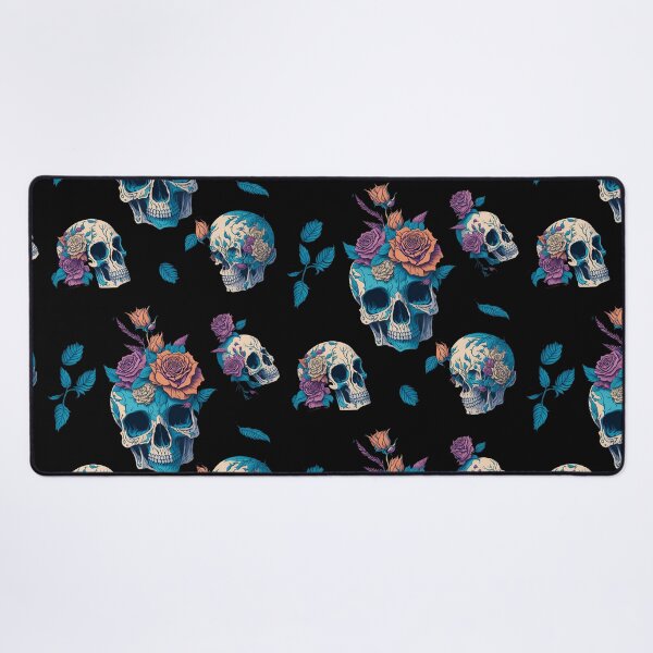 Item preview, Skulls Roses Pattern designed and sold by Seljomoon.
