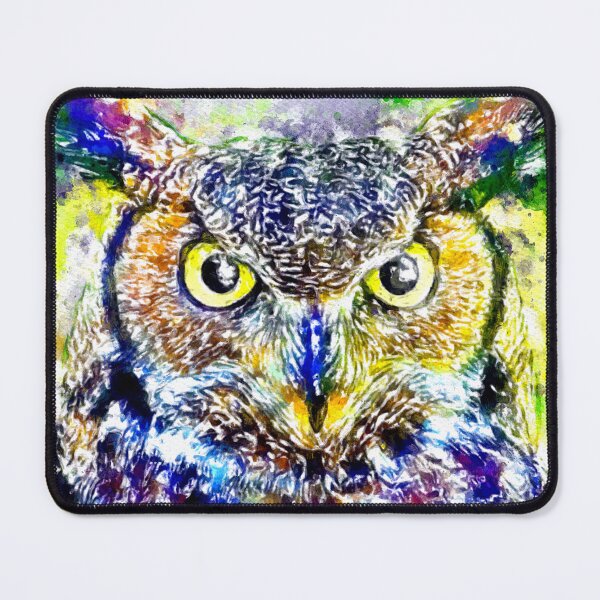 Item preview, Watercolor Great Horned Owl designed and sold by Daniel Janda.