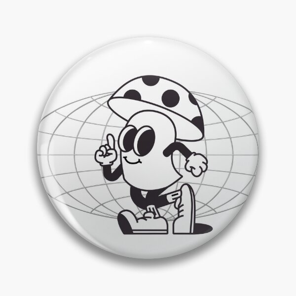 Artikelvorschau, Raving Mushroom, Rave, einfache Grafik entworfen und verkauft von vintagebuddy.