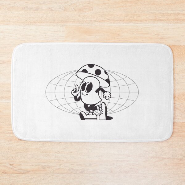 Item preview, raving mushroom, rave, simple graphics designed and sold by vintagebuddy.