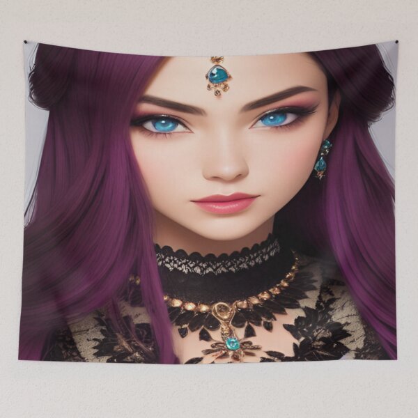 Item preview, Distorted Beauty: The Blue-Eyed Girl designed and sold by masabo.