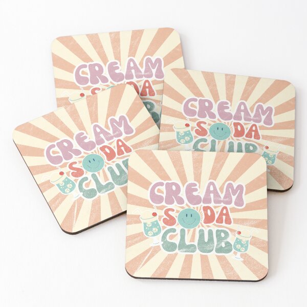 Item preview, Japanese Cream Soda Club Retro Worn Out Look designed and sold by NozDesignStudio.