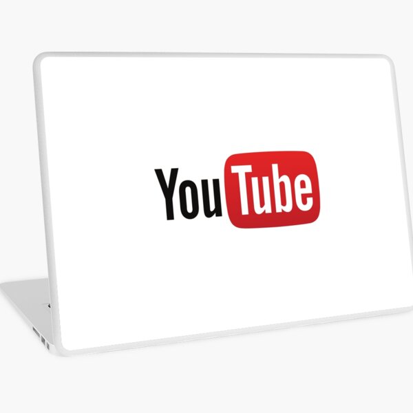 Youtube Logo Laptop Skins Redbubble - roblox youtube logo snake eyes