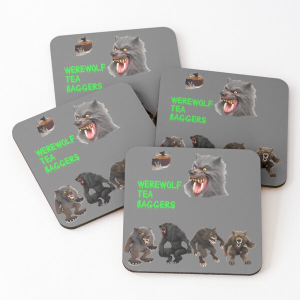 Artikelvorschau, Werwolf Tea Baggers - Fat Cat Studios entworfen und verkauft von FatCatStudios.
