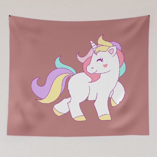 Item preview, White unicorn designed and sold by Rileks.