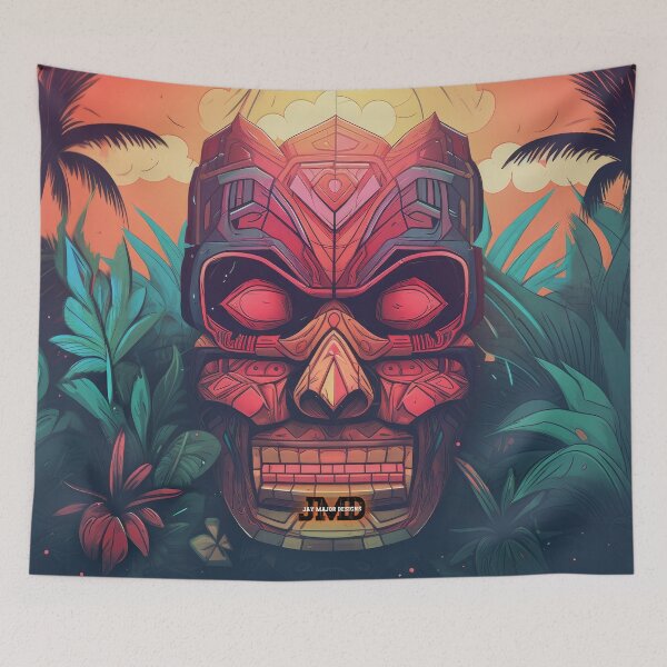 Item preview, Polynesian Tiki Masks 3 of 28 designed and sold by Jenson Major.