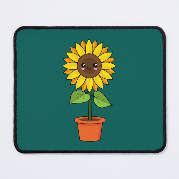 Item preview, Kawaii Sunflower Plant in a Pot designed and sold by BirdAtWork.