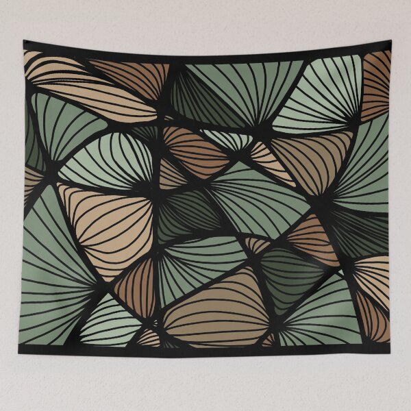 Item preview, Abstract organic shapes - Green designed and sold by Une Affaire de Filles.