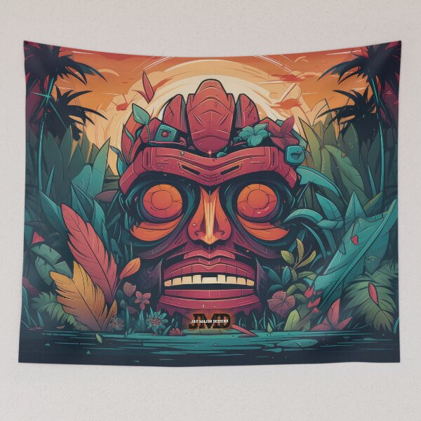 Item preview, Polynesian Tiki Masks 4 of 28 designed and sold by Jenson Major.