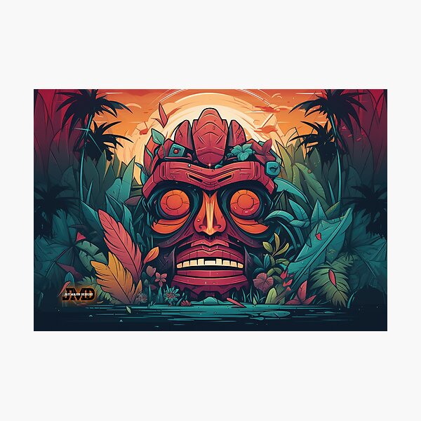 Item preview, Polynesian Tiki Masks 4 of 28 designed and sold by Jenson Major.