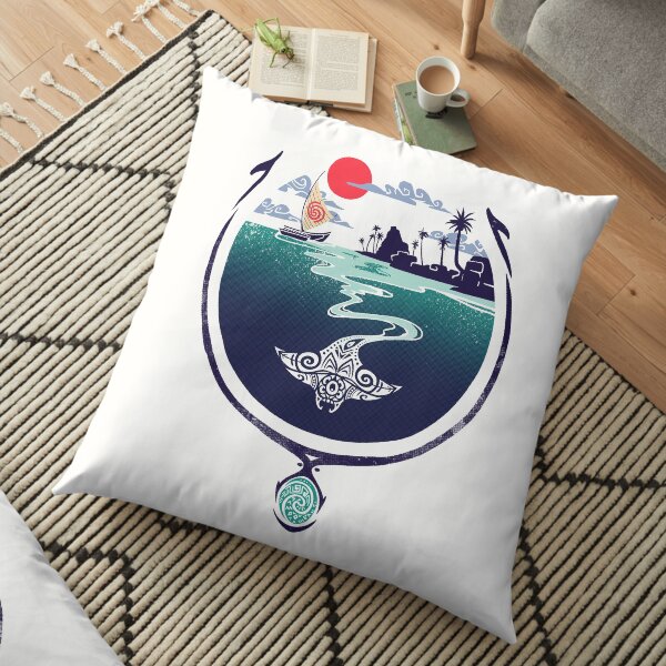 How Far I'll Go Floor Pillow