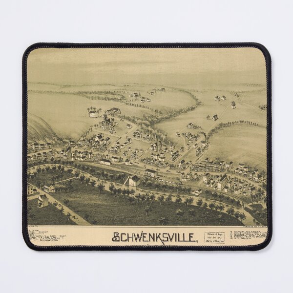 Item preview, Schwenksville, Pennsylvania (1894) designed and sold by allhistory.