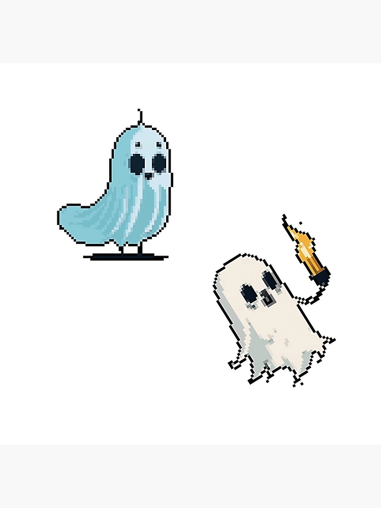 Pixel Art Aesthetic Cute Ghost GIF