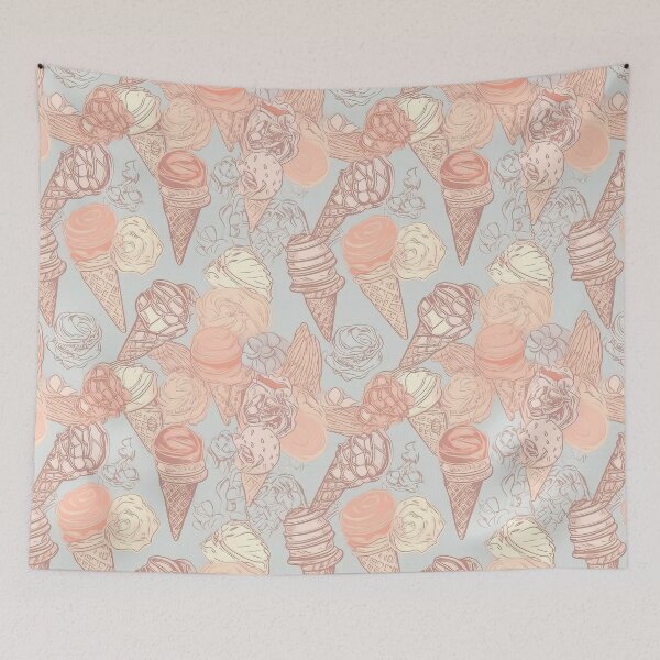 Item preview, Ice cream in pastel color cute for baby room baby design boy and girl designed and sold by Dreamakerstudio.