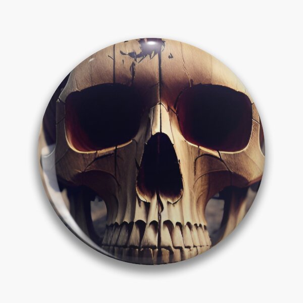 Item preview, Wooden skull in the forest designed and sold by MadinaFatt.