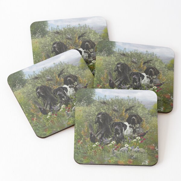 Item preview, Opening of the hunting season with GSP  designed and sold by TammyHunterArt.