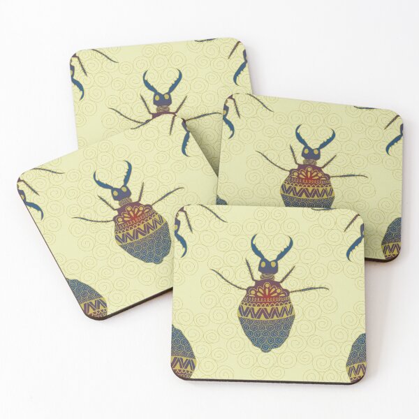Item preview, Jewel-Tone Doodled Doodlebug Cream designed and sold by MerryMakewell.