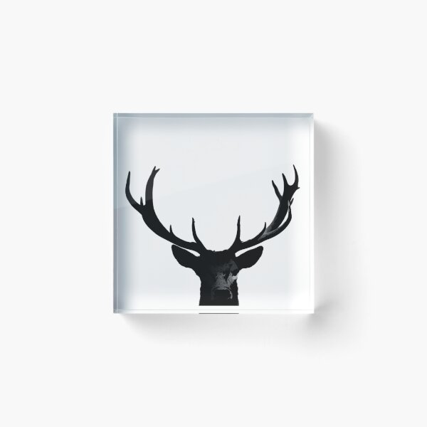 Item preview, Black Deer Rack Silhouette A273 designed and sold by byNicol.