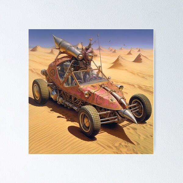 Item preview, Fantasy land vehicle -4 designed and sold by AIArtShopPro.